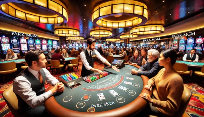 alt= "Blackjack at Park MGM"