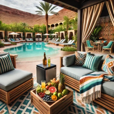 alt= "Cabana at Green Valley Resort Pool"