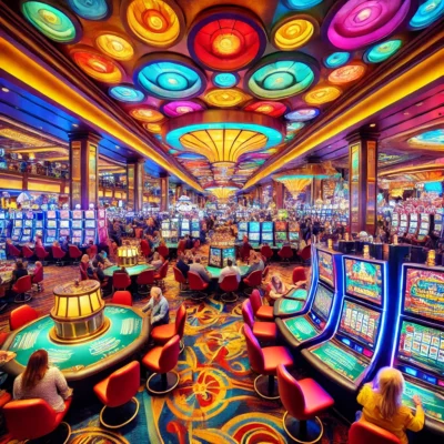 alt= "Casino floor at Palace Station"