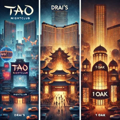 alt= "Tao Nightclub and other clubs, Las Vegas"