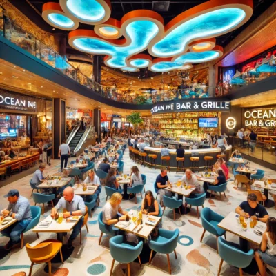 alt= :Dining near the Gallery of Music & Art"