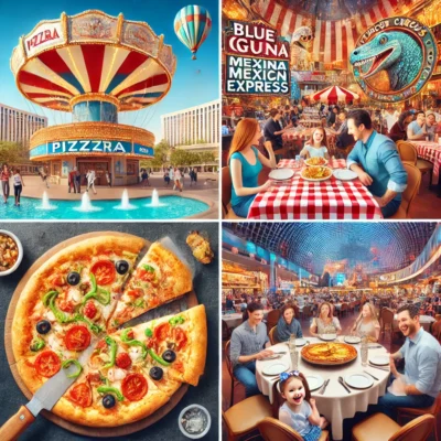 alt= "Dining at Circus Circus Hotel Pool"