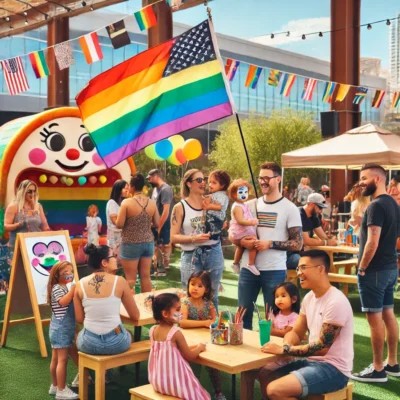 alt= "Family activities at Las Vegas Pride"