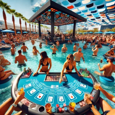 alt= "Fortuna, Caesars Palace Pool"