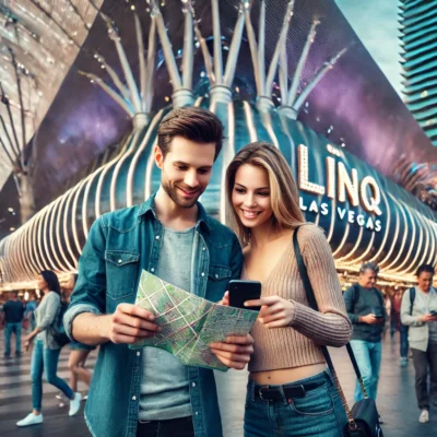 alt= "Guests at LINQ Hotel Las Vegas"