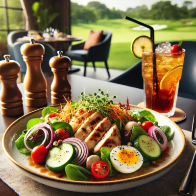 alt= "Dining at Las Vegas National Golf Club"
