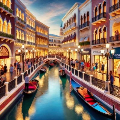 alt= "Shopping at Venetian Resort"