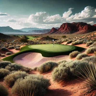 alt= "Hole 4 at Bear's Best Las Vegas"