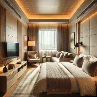 alt= "Accommodation at Silver Sevens Casino"
