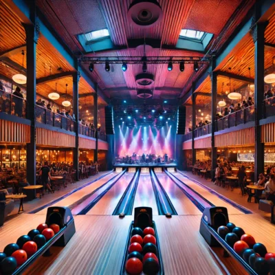 alt= "Inside Brooklyn Bowl"