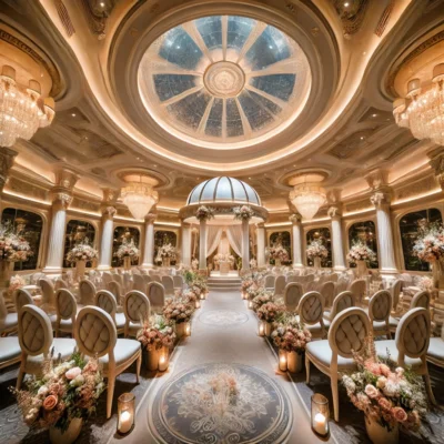alt= "Inside Luxor Wedding Chapel"