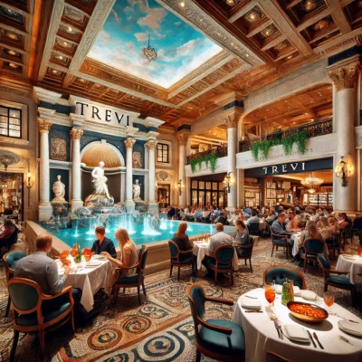 alt= "Dining at The Forum Shops at Caesars Palace"