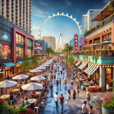 alt= "The LINQ Promenade"