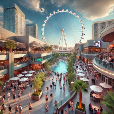 alt= "LINQ Promenade, LINQ Hotel Las Vegas"