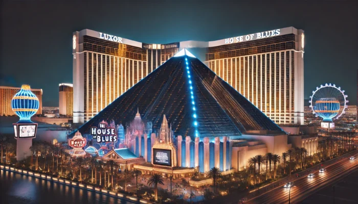 alt= "Luxor Hotel near House of Blues"