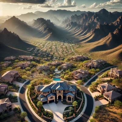 alt= "Luxury community at Dragonridge Golf Course"