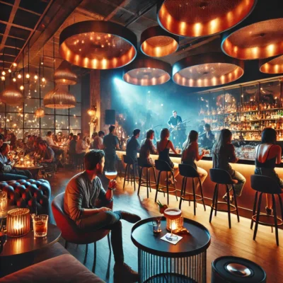 alt= "Nightlife at Suncoast Hotel"