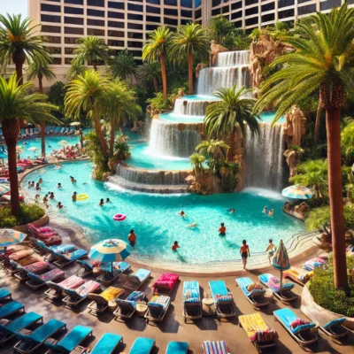 alt= "Main pool at Flamingo Las Vegas Pool"