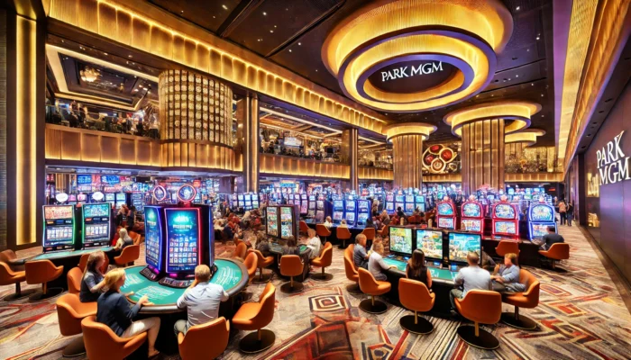 alt= "Casino floor at Park MGM Las Vegas"