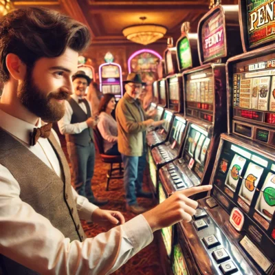 alt= "Gaming at Emerald Island Casino"