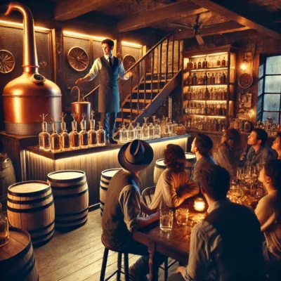 alt= "Distillery at The Underground Speakeasy"