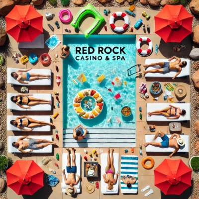 alt= "A day at Red Rock Casino Resort Pool"
