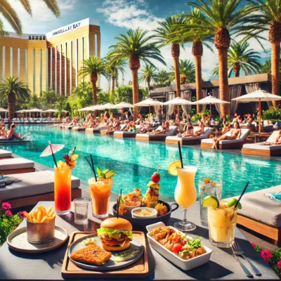 alt- Dining at Mandalay Bay Resort Pool"