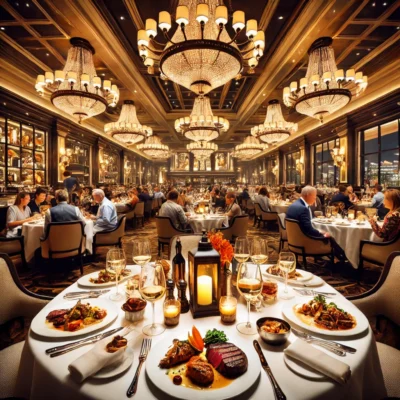 alt= "Dining at Santa Fe Station Casino"