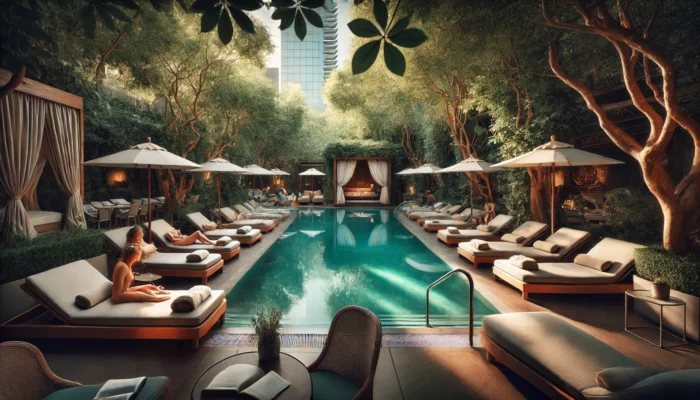 alt= "Chelsea Pool at The Cosmopolitan"