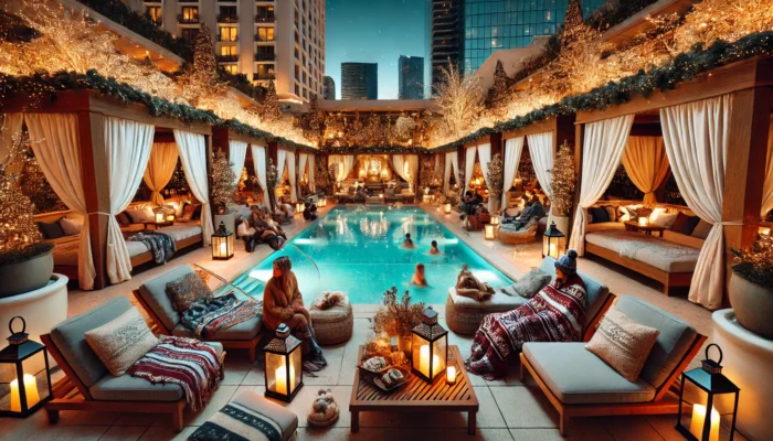 alt= "Four Seasons Pool in winter"
