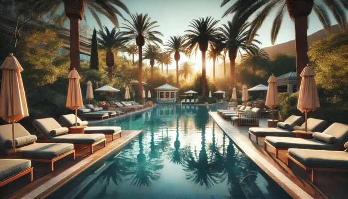 alt= "The pool at Four Seasons Hotel"