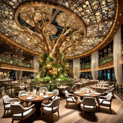 alt= "Dining at The Shops at Crystals"