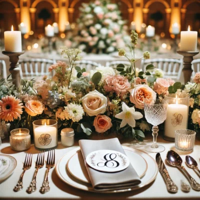 alt= "Wedding reception, Mon Bel Ami"