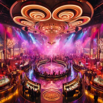 alt= "Nightlife near Fashion Show Mall"