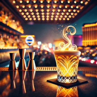 alt= "Cocktails at SkyBar"