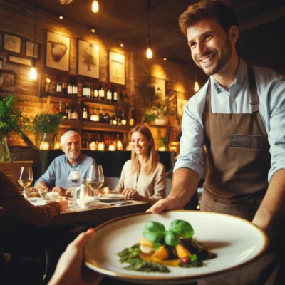 alt= "Service at Bacio"