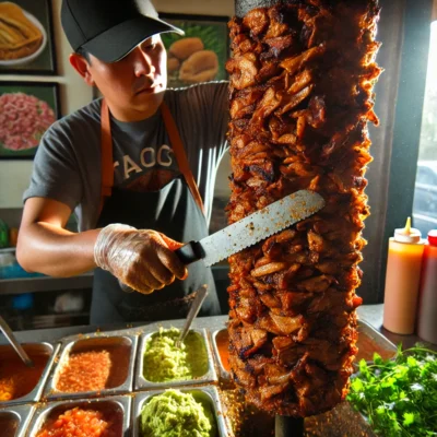 alt= "Tacos at Tacos El Gordo"