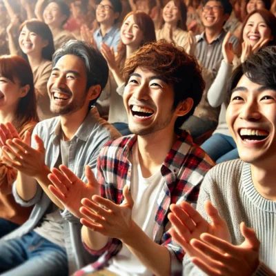 alt= "audience at Shin Lim show"