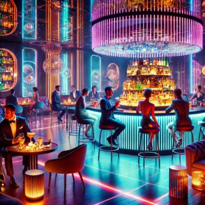 alt= "Cocktail lounge, Las Vegas"