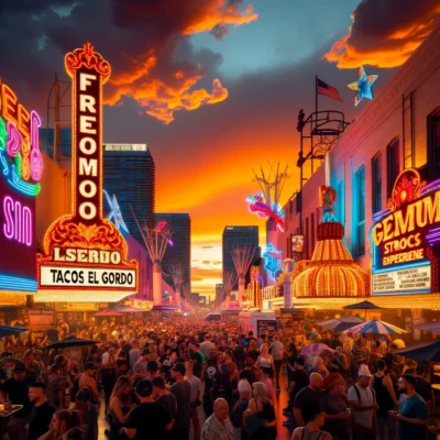 alt= "Fremont Street Experience, Las Vegas"