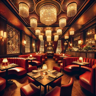 alt= "Inside Bavette's Steakhouse & Bar, Las Vegas"