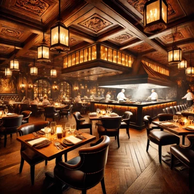 alt= "Inside Heritage Steak"