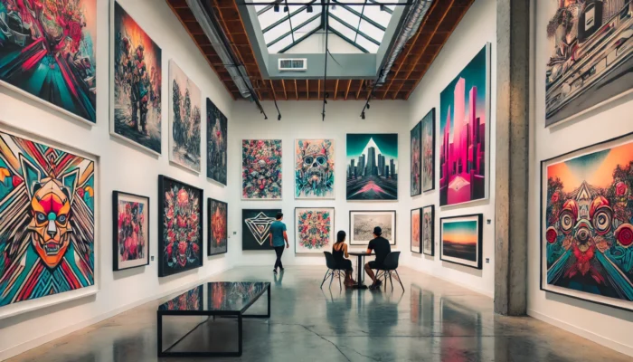 alt= "Art Gallery in the Arts District"