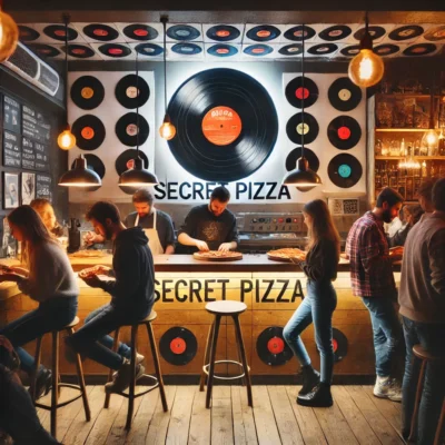 alt= "Late night at Secret Pizza" 