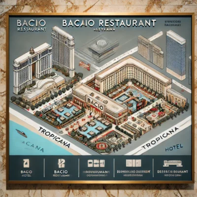 alt= "Bacio location in Tropicana Hotel" 