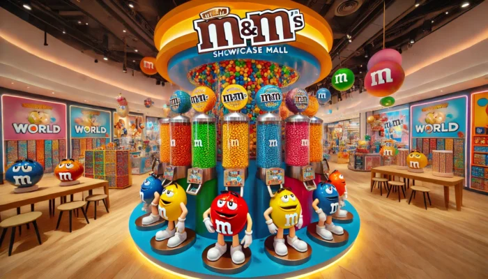 alt= "M&M's World, Showcase Mall"