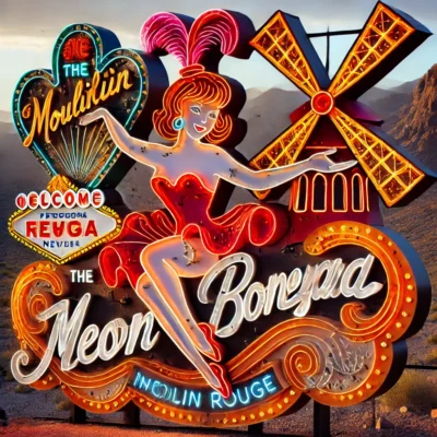 alt= "Neon sign at the Neon Museum"