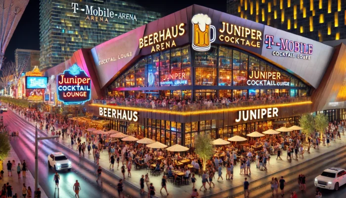 alt= "Nightlife near T-Mobile Arena"