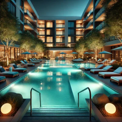 alt= "Pool at Element Las Vegas Summerlin"