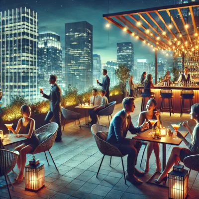 alt= "Nightlife at Container Park"